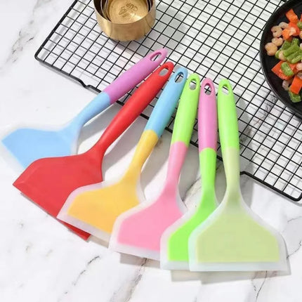 1 PC Silicone Cooking Spatula Kitchen Utensil Cooking Utensil Spatula Beef Meat Egg Kitchen Scraper Pizza Cooking Shovel