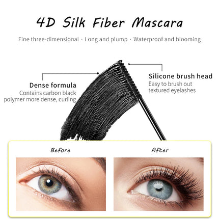 The Berg Honey Mascara is waterproof, long, curled, and the brush tip doesn't blend and dries quickly