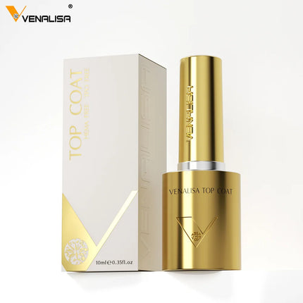 VENALISA 10ml Nail Gel Polish 108Colors HEMA/TPO Free UV LED SoakOff Long Lasting High Gloss Base TopCoat for Salon DIY Manicure