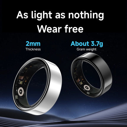 New Smart Ring Sleep Monitoring Multi-function Blood Oxygen Measurement Blood Pressure Multi-sports Mode Low Power Consumption