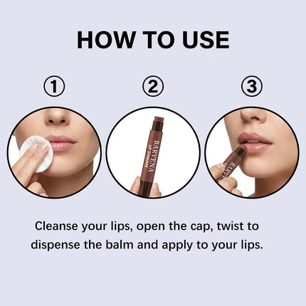 Moisturizing Lip Balm Stick Shea Butter Long Lasting Lip Tint Natural Color Refreshing Cocoa Peppermint Shimmer Lip Gloss Makeup