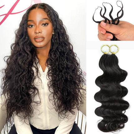 Body Wave Miracle Knots Crochet Human Hair For Braiding Boho Braids 100% Raw Human Hair Extensions Feathered Human Crochet Hair
