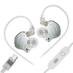 silvery type-c mic