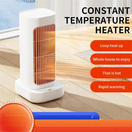 Small Desktop Space Heater Quiet Rapid Heating Hand & Foot Warmer Instant Warming Sunlight Radiator for Office Use