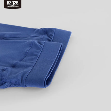 52025 Men's Cotton Modal Boxer Briefs – Ultra-Soft Breathable Underwear with Extended Coverage, All-Day Comfort and Modern Fit