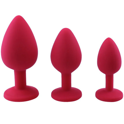 Soft Silicone Anal Plug Anal Toy Mini Bullet Vibrator Butt Plug Men Women Gay Couples Anal Prostate Stimulator Sex Toy for Adult