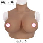 High collar color 3 / China Mainland / B cup silicone