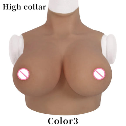 Silicone Breast Forms Realistic Fake chest Tits U-CHARMMORE  Enhancer Crossdresser Drag Queen Shemale Transgender Crossdressing