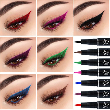 Luxurious Waterproof Long-Wearing Liquid Eyeliner - Smudge-Resistant, Transfer-Proof, Quick-Drying Perfect For Everyday Use