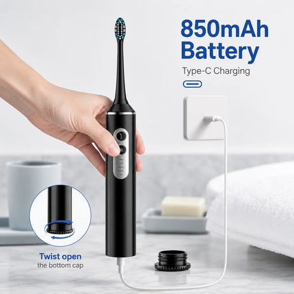 3 in 1 Water Flosser Sonic Electric Toothbrush Rechargeable Oral Irrigator IPX7 Waterproof Tooth Cleaner For Teeth Gum Care