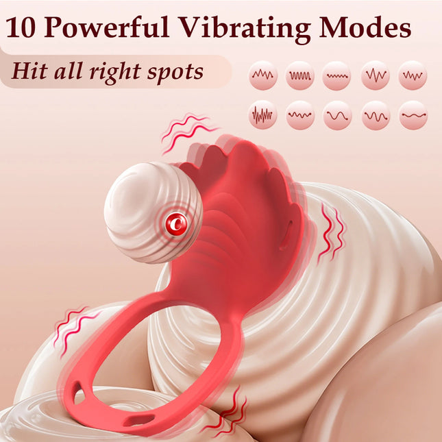 APP Remote Control Wearable Panty Vibrator for Women Vibrating Clit Stimulator Penis Ring for Men Female Sex Toys Couples Games