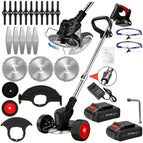 Black / US / two batteries|United States|Reel Mowers