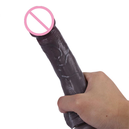 New Skin Double Penetration Realistic Dildo Big Huge Penis Suction Cup Cock Dick Anal Plug Sex Toys For Women Prostate Massager