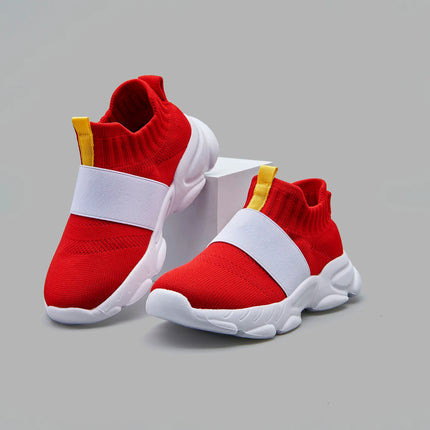 Sonic Shoes For Boy Kids Zapatos de Sonic Sonic Zapatillas Sonic Red Tenis Sonic Shoes For Boys Cartoon Anime Sonic  Shoes