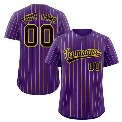 Custom Pinstripe Baseball Jersey Button Down Shirt Printed or Personalized Name Number for Men/Women/Youth