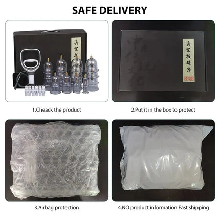 Cupping Therapy Set Vacuum Cupping Set Suction Cups Massage Chinese Medicine Anti Cellulite Physiotherapy Jars For Body Massager