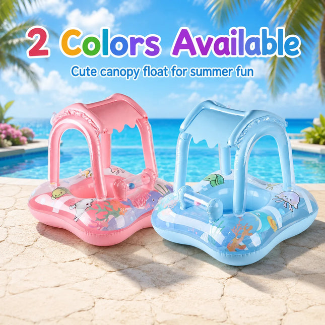 1PC Floating Objects in  Swimming Pool, Free Swimming, Super Buoyancy, with Sunshade, Styles, Play with Floating Objects