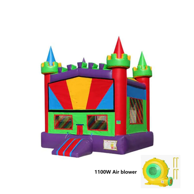 Commercial Inflatable Bounce House 13FT, Heavy Duty PVC Jumping Castle with Air Blower, Outdoor Party Bouncer for Backyard Events & Rental Business