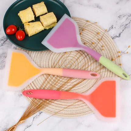 1 PC Silicone Cooking Spatula Kitchen Utensil Cooking Utensil Spatula Beef Meat Egg Kitchen Scraper Pizza Cooking Shovel