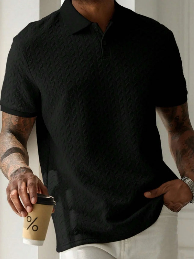 Summer 2026 Men's Fashion Short Sleeve POLO Shirt Casual Beach Sports New Arrival Elegant Style for Men