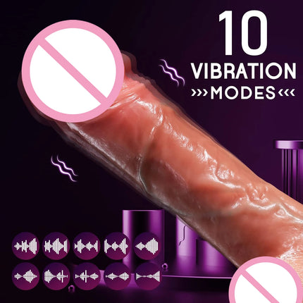 Realistic Dildos Vibration For Women Masturbation Sexy Adult Sex Toys Anal Toys Penetration Anal Thrusting Penis Dildo Vibrator