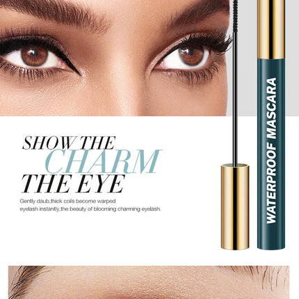 The Berg Honey Mascara is waterproof, long, curled, and the brush tip doesn't blend and dries quickly