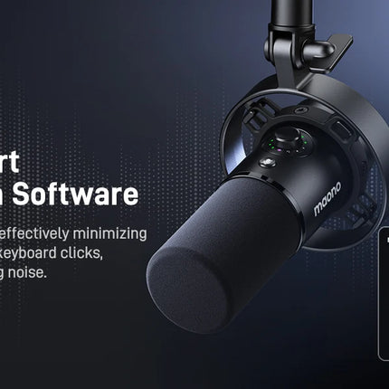 maono PD300X Dynamic Microphone XLR USB Podcast Recording Mic 192kHz24bit for Content Creation Home Audio Studio Noise Reduction