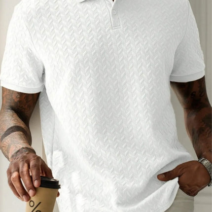 Summer 2026 Men's Fashion Short Sleeve POLO Shirt Casual Beach Sports New Arrival Elegant Style for Men