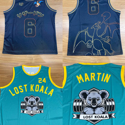 Basketball Jersey Customized Basketball Uniform Add Any Team Name Number Personalized Sports Vest for Men/Youth