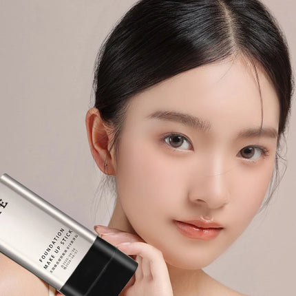 2-in-1 Foundation Stick - All-in-one coverage, waterproof and long-lasting, natural finish, suitable for all skin tones.
