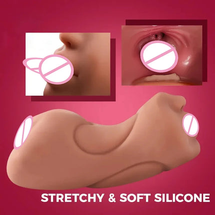 3 IN 1 Male Masturbation Adult Sex Pocket Pussy Sex Toys for Men with Realistic Vagina 18 Masturbator Cup Sex Doll Tooys for Men