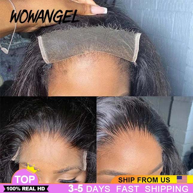 Invisible HD Lace Frontal Closure 5x5 Lace Closure Only Pre-plucked Body Wave Remy Human Hair Melt Skins HD Lace For Black Women