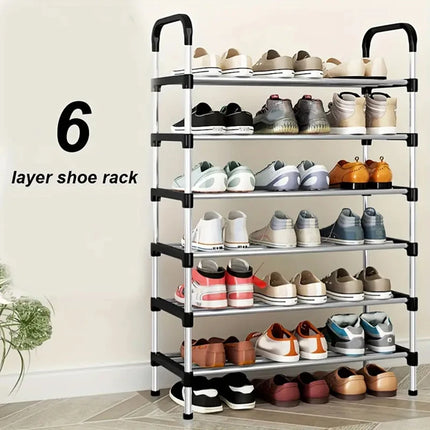 Family Organization 6/7/8 Layers of Shoe Racks, Simple Assembly, Large Capacity Storage, Suitable for Multiple Shoe Storage