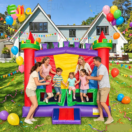 Commercial Inflatable Bounce House 13FT, Heavy Duty PVC Jumping Castle with Air Blower, Outdoor Party Bouncer for Backyard Events & Rental Business