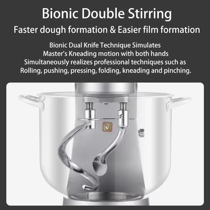 SUNATUR Multifunctional Stand Mixer Electric Blender with Planetary Beater, Dough Mixer Efficient Kitchen Tool for Home Baking