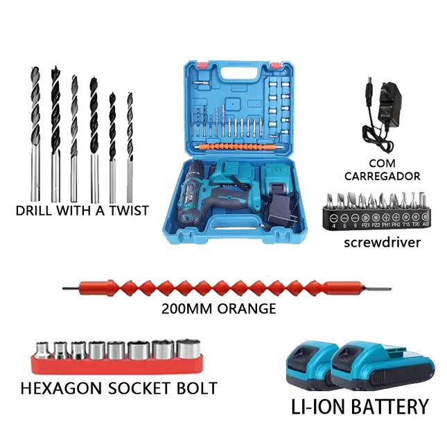 21V Impact Drill Driver Kit / Perceuse Visseuse 21V