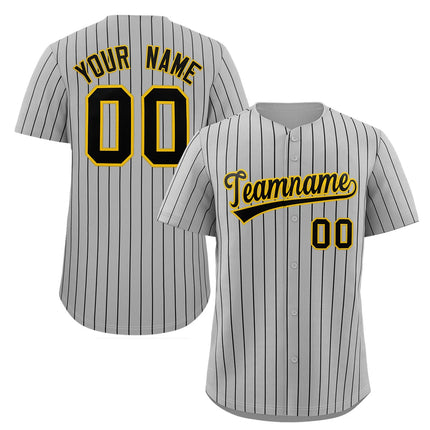 Custom Pinstripe Baseball Jersey Button Down Shirt Printed or Personalized Name Number for Men/Women/Youth