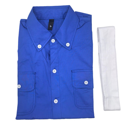 Michael Jackson the Way You Make Me Feel Blue Shirt Proformance Collection Show
