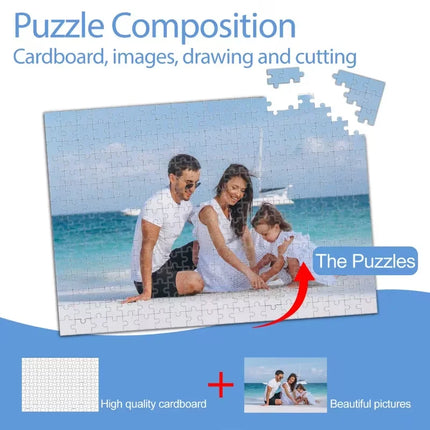 Personalized Custom Photo Puzzle Customize "Cardboard/wooden 35//120/500/1000 Pieces Jigsaw Puzzles for Adults Kids Toys "