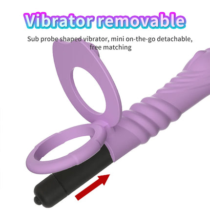 Penis Cover Ring Vibrators Anal Beads Dildo Butt Plug Male Prostate Massager Female Vagina Anus Stimulator Adults Sex Toys Shop
