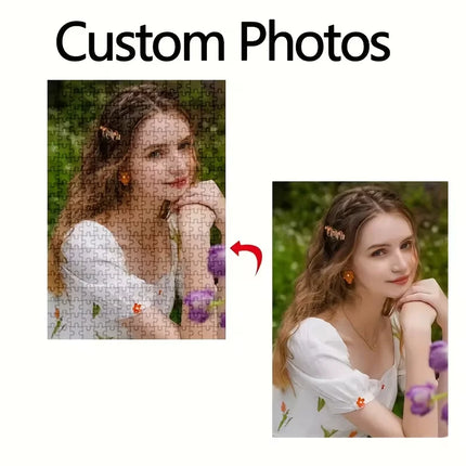 Personalized Custom Photo Puzzle Customize "Cardboard/wooden 35//120/500/1000 Pieces Jigsaw Puzzles for Adults Kids Toys "