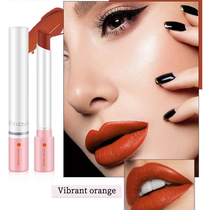 4 pcs/set Cigarette Lipstick Set Long Lasting Lip Glaze Matte Lip Gloss Waterproof Lip Stick Tube Nude Lip Tint Makeup Cosmetics