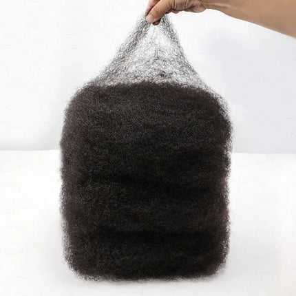 QVR Afro Kinky Bulk Human Hair For Braiding 50g/pc Dreadlock Hair Brazilian Virgin Natural Brown Remy Human Hair Debut Extension