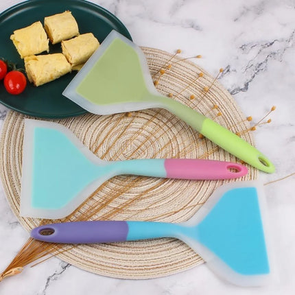 1 PC Silicone Cooking Spatula Kitchen Utensil Cooking Utensil Spatula Beef Meat Egg Kitchen Scraper Pizza Cooking Shovel
