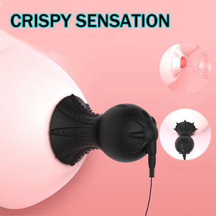Electric Nipple Stimulator Electro Massage Silicone Breast Clamp 15m Wireless Remote 8 Modes 19 Levels USB Rechargeable