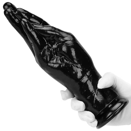 Black Hand Expansion Fist for Male Female Masturbation Climax Foreplay Anal Plug Expansion Realistic Silicone Sex Toy