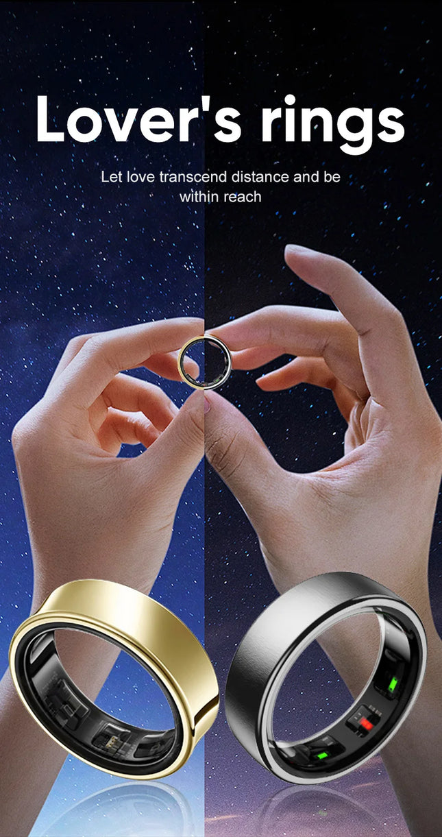 2025 Men Women Smart Ring Health Monitoring Sport Smartring With Temperature Sensor Sleep Tracker Mother's Day Father's Day Gifts