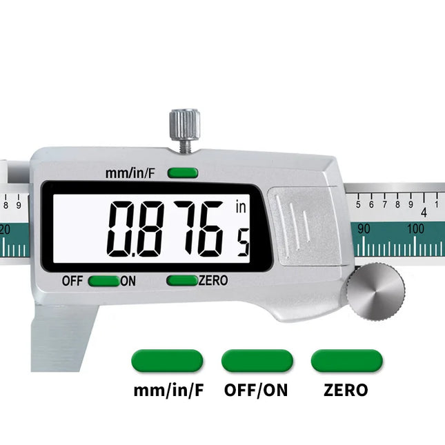 ET50 6-Inch 150mm Digital Stainless Steel Caliper High Precision Electronic Vernier Caliper Measure in Fraction/MM/Inch 0.01mm