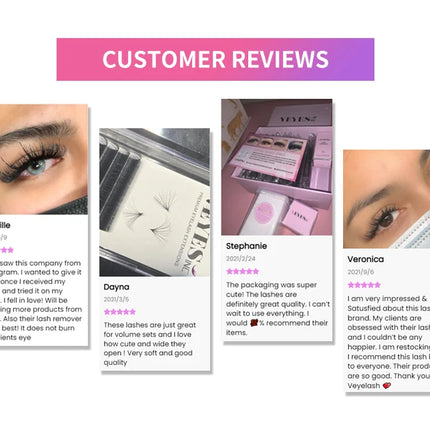 Veyes Inc Easy Fanning Eyelash Extensions Veyelash Russian Volume Lashes Fast Bloom Austomatic Flowering Natural Makeup Beauty