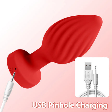 Wireless Bluetooth Anal Plug Vibrator Female Vagin Stimulator APP Remote Control Butt Plug Massager Adult Sex Toys for Man Women